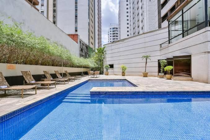סאו פאולו Flat Em Hotel 4 Estrelas - Alameda Lorena מראה חיצוני תמונה