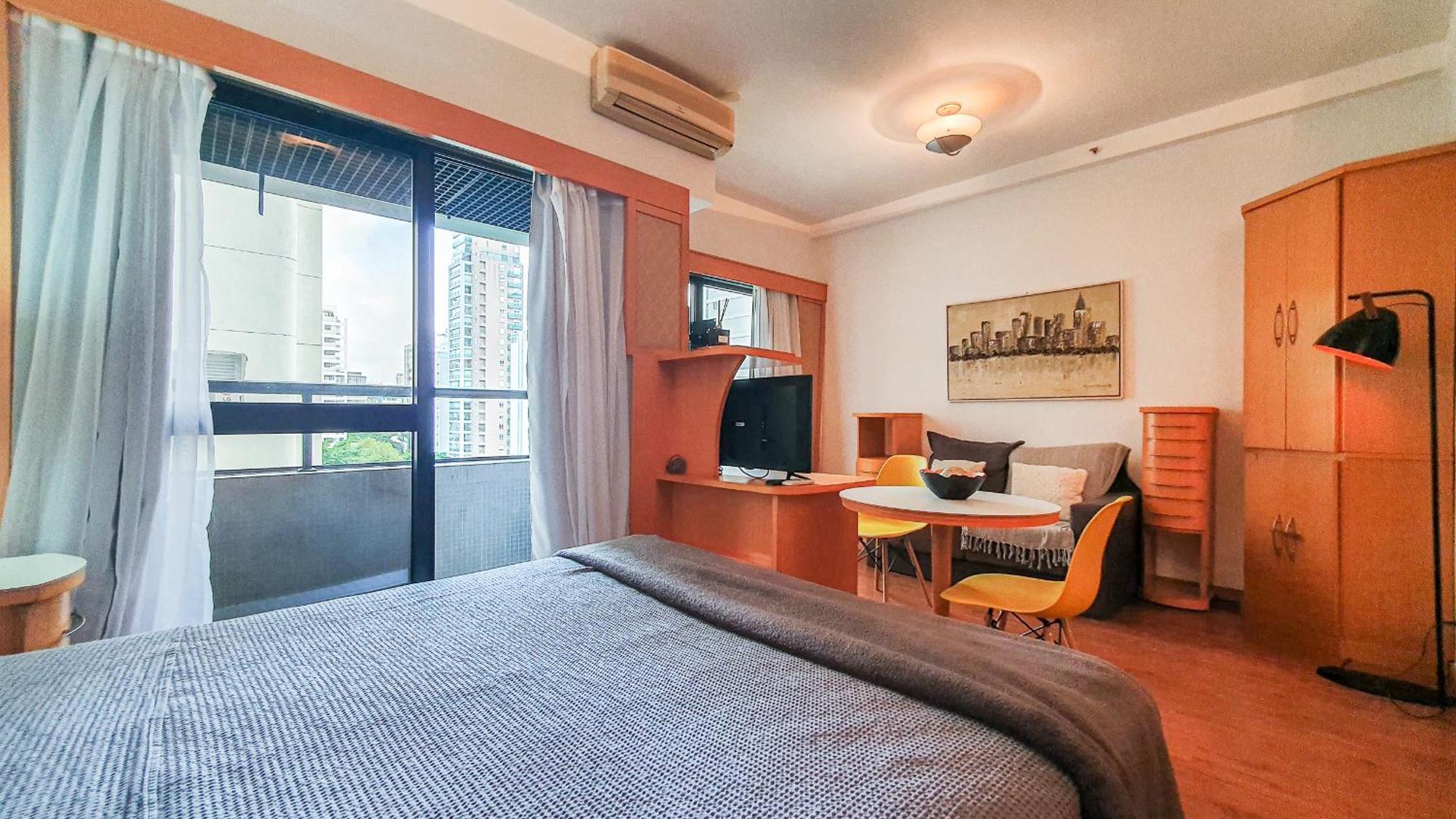 סאו פאולו Flat Em Hotel 4 Estrelas - Alameda Lorena מראה חיצוני תמונה